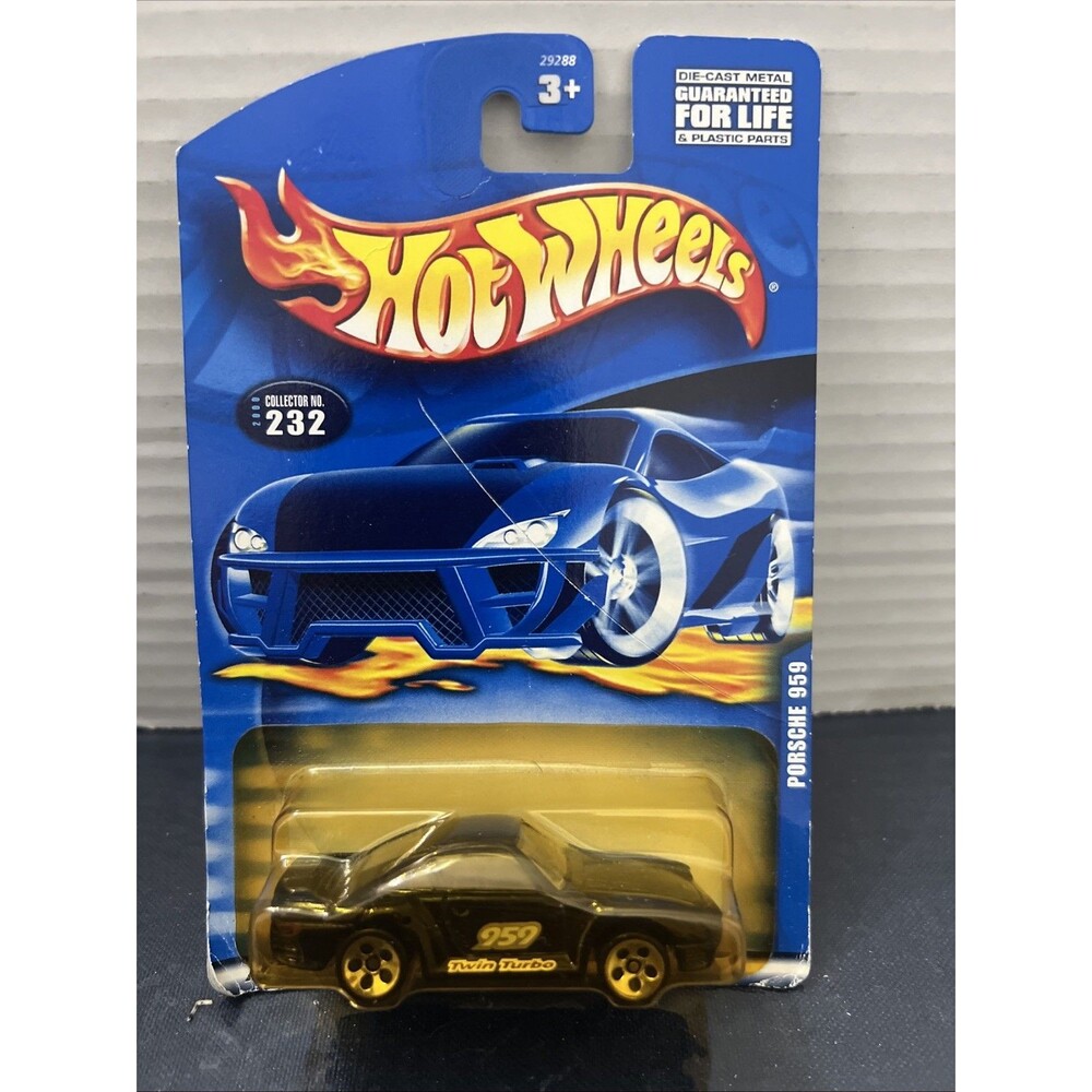 Hot Wheels 2000 Porsche 959 Black  #232